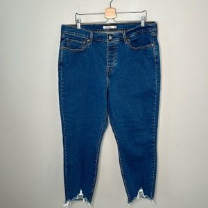 Levi's Wedgie Fit Distressed Skinny Jeans